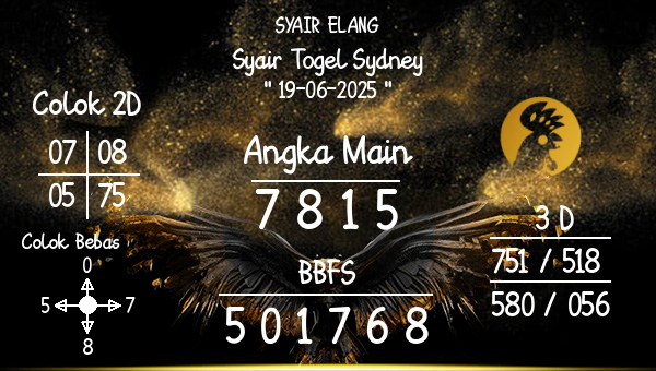 SYAIR ELANG - Syair Togel Sydney